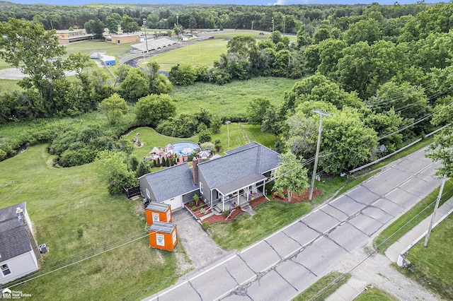 331 S St, Ortonville, MI 48462 - view from above of property