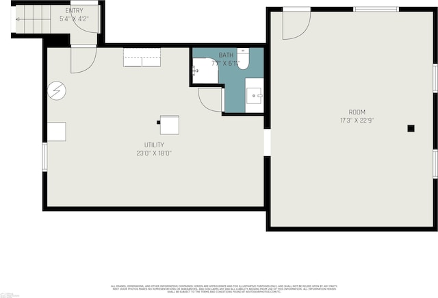 331 S St, Ortonville, MI 48462 - view of floor plan / room layout