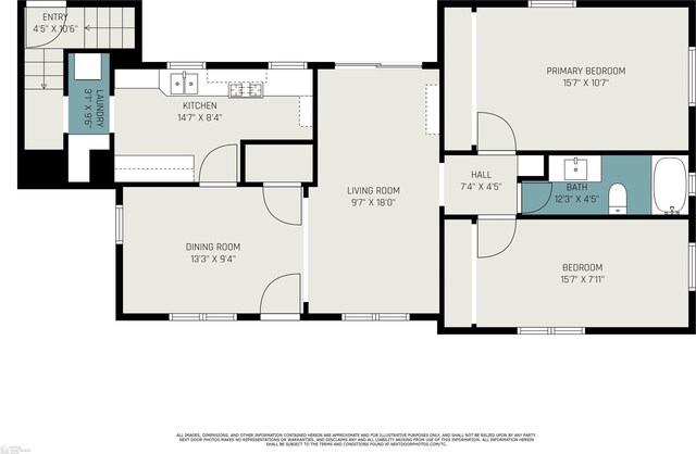 331 S St, Ortonville, MI 48462 - view of room layout