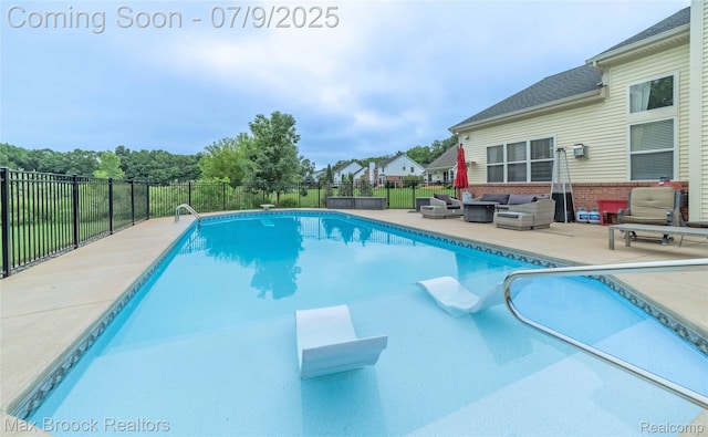 1478 Courtney Ct, Hartland, MI 48353 - view of pool with outdoor lounge area and a patio