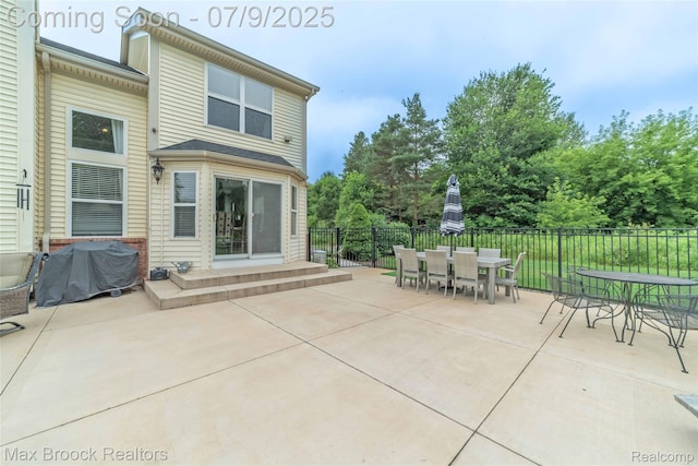 1478 Courtney Ct, Hartland, MI 48353 - view of patio / terrace with outdoor dining area and area for grilling