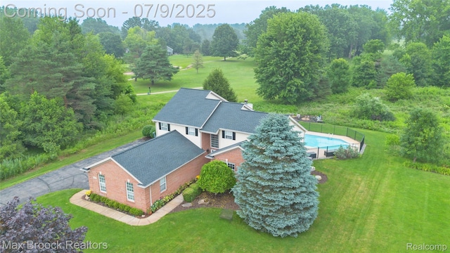 1478 Courtney Ct, Hartland, MI 48353 - view from above of property
