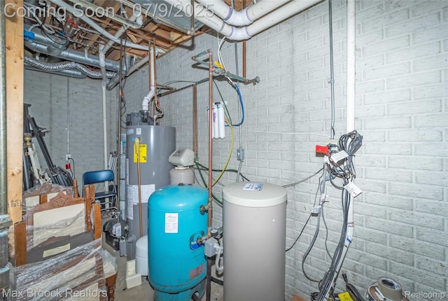 1478 Courtney Ct, Hartland, MI 48353 - utility room with water heater