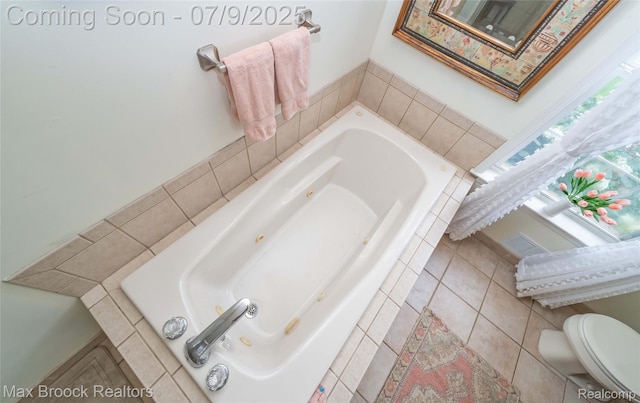 1478 Courtney Ct, Hartland, MI 48353 - bathroom with a jetted tub and toilet