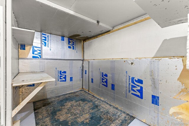 785 Tromley St, Inkster, MI 48141 - misc room with concrete block wall