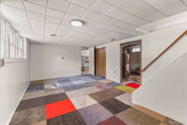 785 Tromley St, Inkster, MI 48141 - basement with gas water heater and stairway