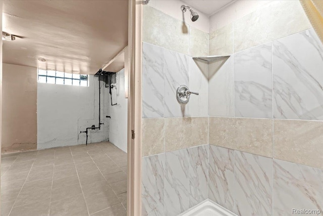 4200 Lois St, Dearborn, MI 48126 - full bathroom with tiled shower and tile patterned floors