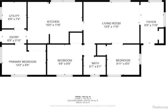 2147 Romeo St, Ferndale, MI 48220 - view of floor plan / room layout