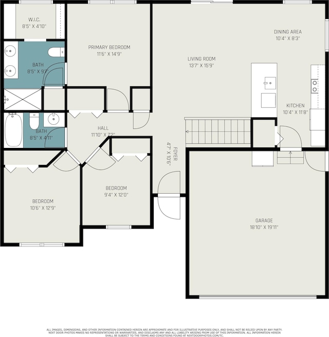 3457 Easy St, Saint Joseph, MI 49085 - view of room layout