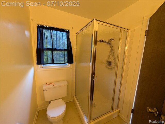 1391 Dye Krest Cir, Flint, MI 48532 - bathroom with a shower stall and tile patterned flooring