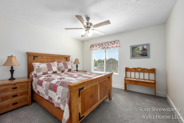 1698 Trent Ridge Ct NE, Cedar Springs, MI 49319 - carpeted bedroom featuring baseboards and ceiling fan