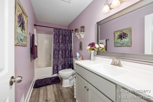 1698 Trent Ridge Ct NE, Cedar Springs, MI 49319 - bathroom featuring vanity, wood finished floors, and shower / tub combo
