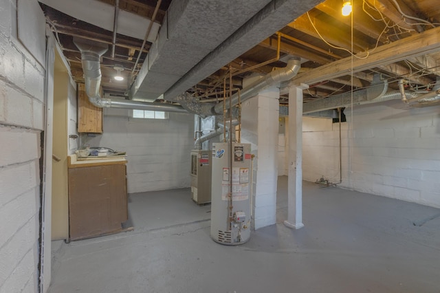 1234 Diamond Ave NE, Grand Rapids, MI 49505 - below grade area featuring gas water heater