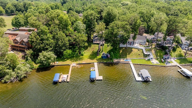 5680 Woodland Ave, Watervliet, MI 49098 - aerial view of a heavily wooded area