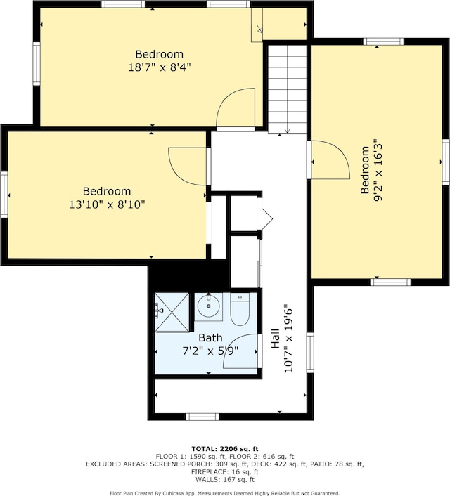 5680 Woodland Ave, Watervliet, MI 49098 - view of floor plan / room layout