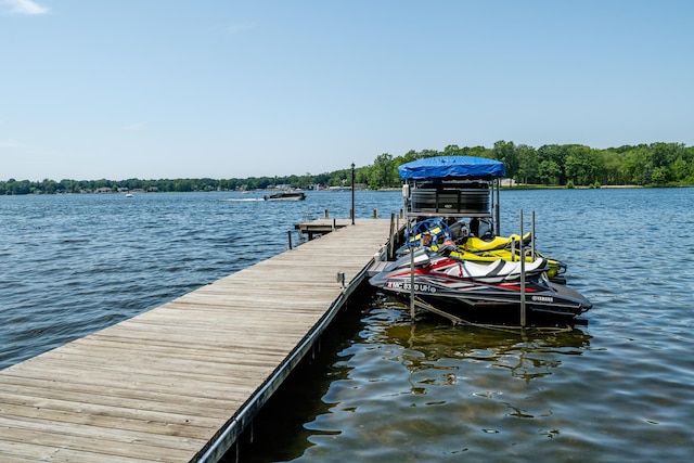 5680 Woodland Ave, Watervliet, MI 49098 - dock with a water view