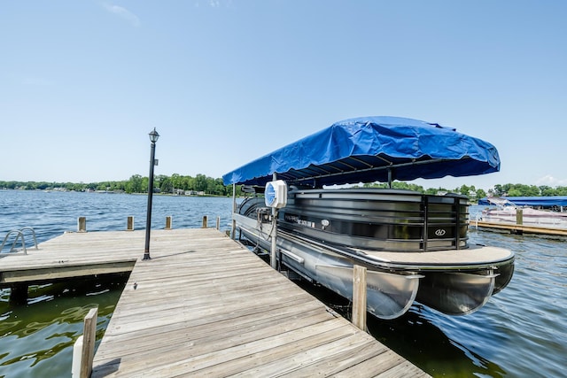 5680 Woodland Ave, Watervliet, MI 49098 - dock area with a water view