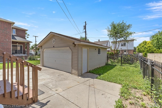 7115 Steadman St, Dearborn, MI 48126 - view of detached garage