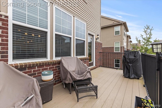 2582 Helmsdale Cir, Rochester, MI 48307 - wooden terrace featuring grilling area