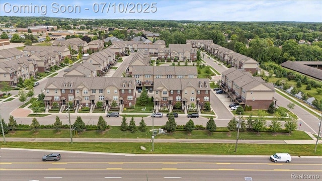 2582 Helmsdale Cir, Rochester, MI 48307 - aerial perspective of suburban area