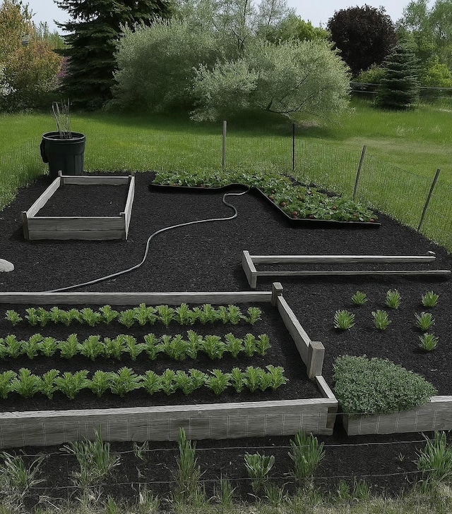 838 Meadow Dr, Traverse City, MI 49685 - view of property's community featuring a vegetable garden
