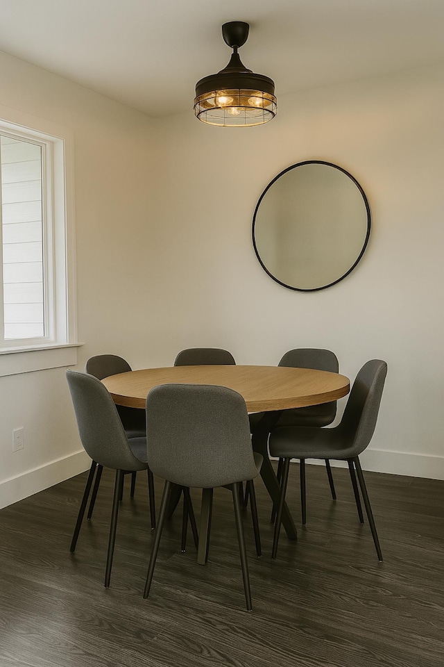 838 Meadow Dr, Traverse City, MI 49685 - dining room featuring dark wood-type flooring