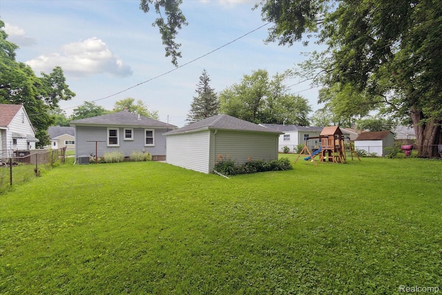 14634 Mcguire St, Taylor, MI 48180 - view of yard with a playground