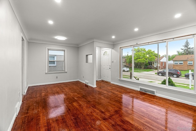 808 Pagel Ave, Lincoln Park, MI 48146 - entryway featuring healthy amount of natural light, wood finished floors, and recessed lighting