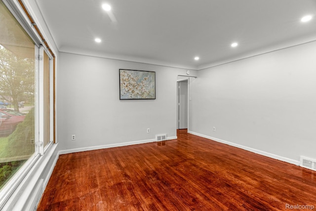 808 Pagel Ave, Lincoln Park, MI 48146 - empty room featuring recessed lighting and wood finished floors
