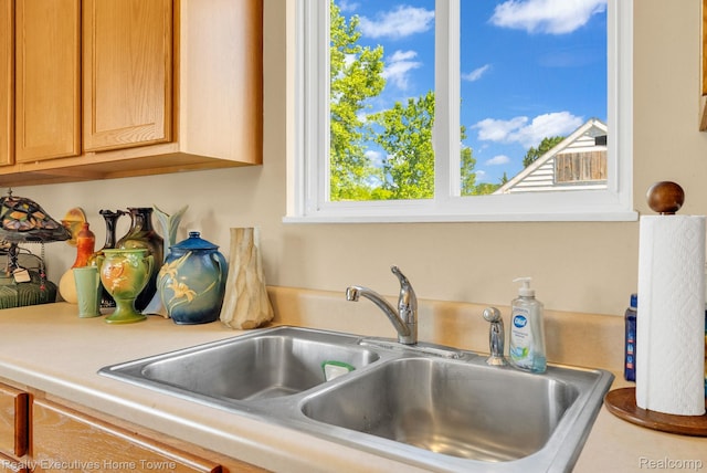 4217 Tristen Ave, Fort Gratiot, MI 48059 - kitchen view of a sink and light countertops