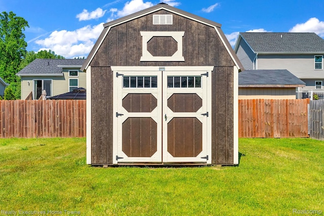4217 Tristen Ave, Fort Gratiot, MI 48059 - view of shed with a fenced backyard