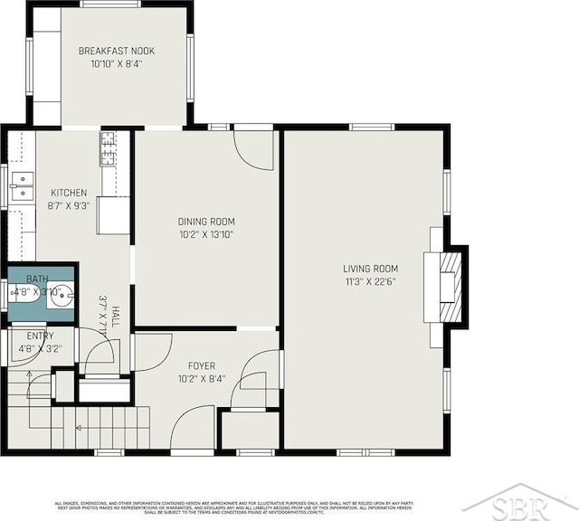 2220 Mershon St, Saginaw, MI 48602 - view of room layout