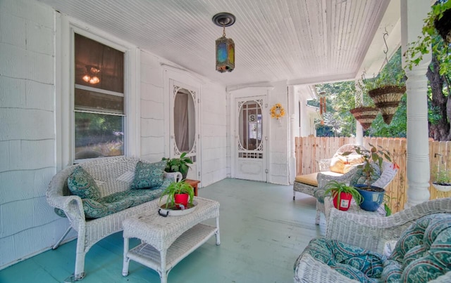 519 Hanover St, Concord, MI 49237 - view of covered porch