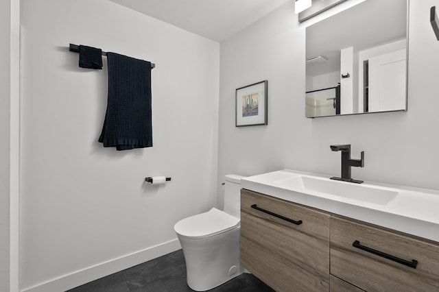 5643 E C Ave, Richland, MI 49083 - bathroom featuring vanity and toilet