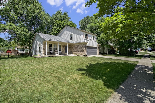 7981 Faircrest Dr, Ypsilanti, MI 48197 - traditional-style house with driveway and covered porch