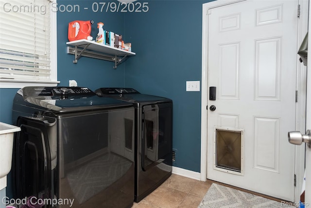 2340 Hamata St, Ferndale, MI 48220 - washroom featuring washer and dryer and tile patterned floors