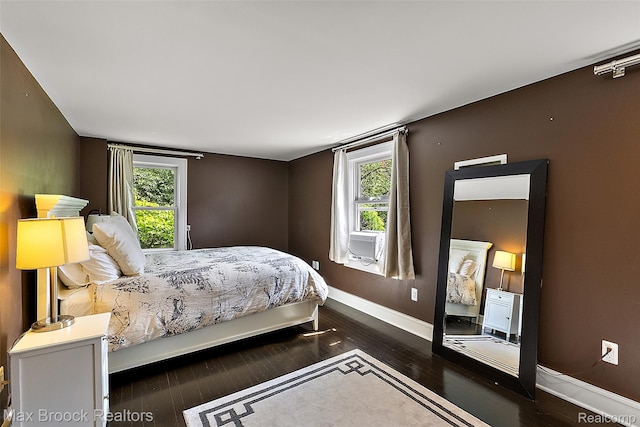 504 Landon St, Birmingham, MI 48009 - bedroom featuring multiple windows, wood finished floors, and cooling unit