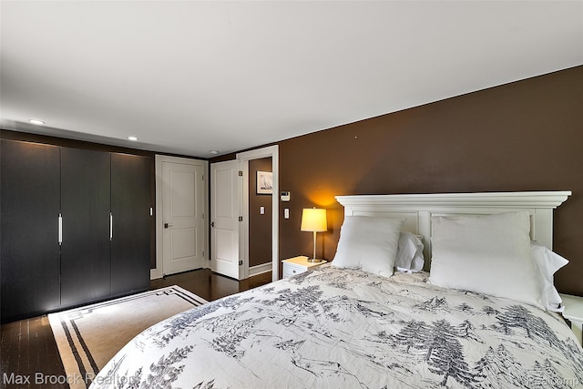 504 Landon St, Birmingham, MI 48009 - bedroom featuring recessed lighting and wood finished floors