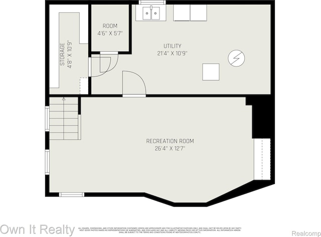 74 Chestnut St, River Rouge, MI 48218 - view of property floor plan