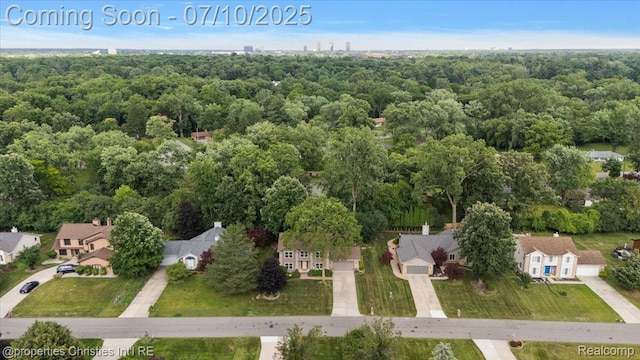 25426 Lindenwood Ln, Southfield, MI 48033 - view of property location featuring a heavily wooded area