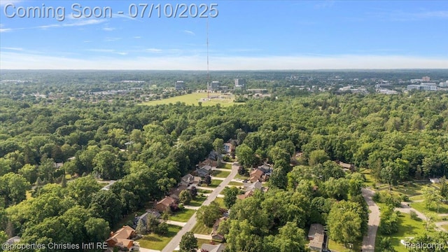 25426 Lindenwood Ln, Southfield, MI 48033 - drone / aerial view of a forest