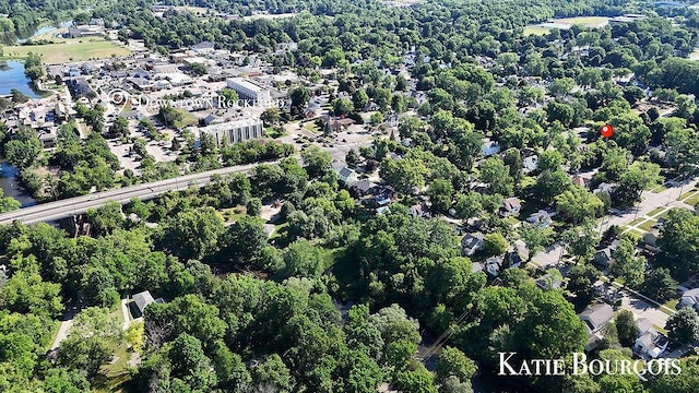 140 S Monroe St NE, Rockford, MI 49341 - aerial view of property and surrounding area featuring a large body of water