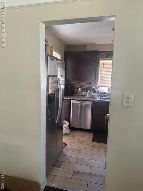 9624 Winston, Redford, MI 48239 - kitchen featuring stainless steel appliances and tasteful backsplash