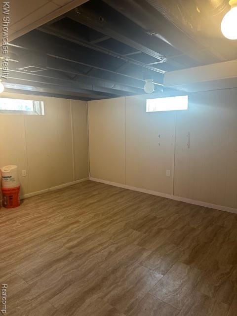 9624 Winston, Redford, MI 48239 - below grade area with wood finished floors