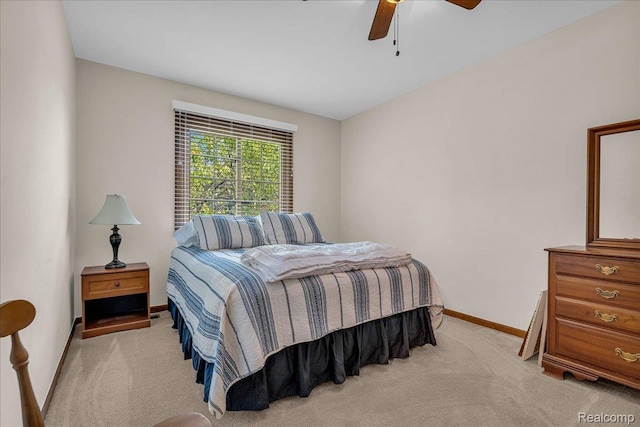 24842 White Plains Dr, Novi, MI 48374 - bedroom featuring carpet flooring and ceiling fan