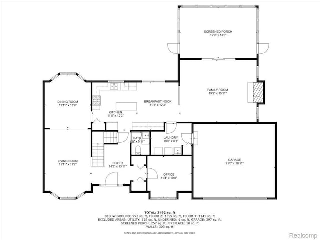 24842 White Plains Dr, Novi, MI 48374 - view of room layout
