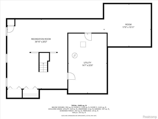 24842 White Plains Dr, Novi, MI 48374 - view of floor plan / room layout