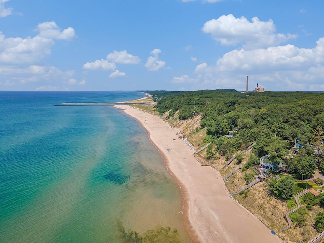 6881 Helena St, West Olive, MI 49460 - bird's eye view of expansive coastline