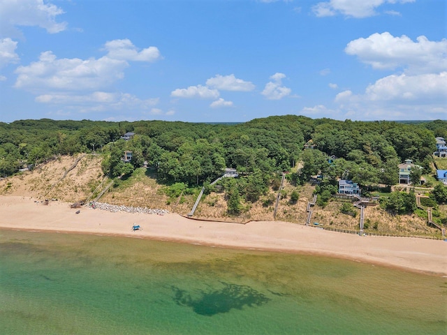6881 Helena St, West Olive, MI 49460 - aerial view of a heavily wooded area