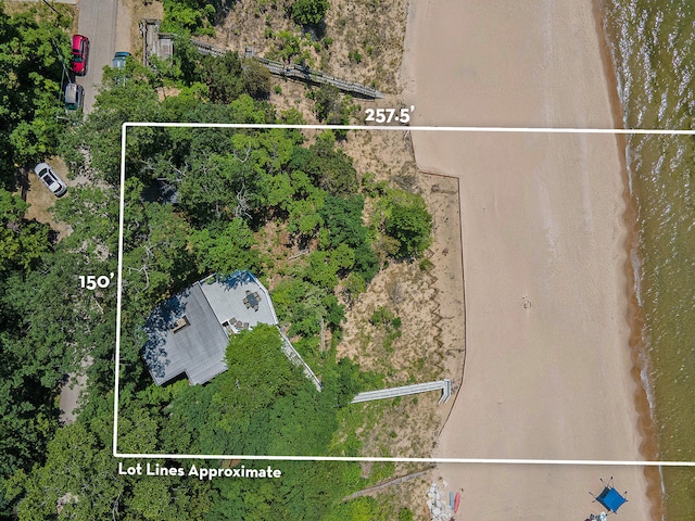 6881 Helena St, West Olive, MI 49460 - map of property location with property boundaries highlighted